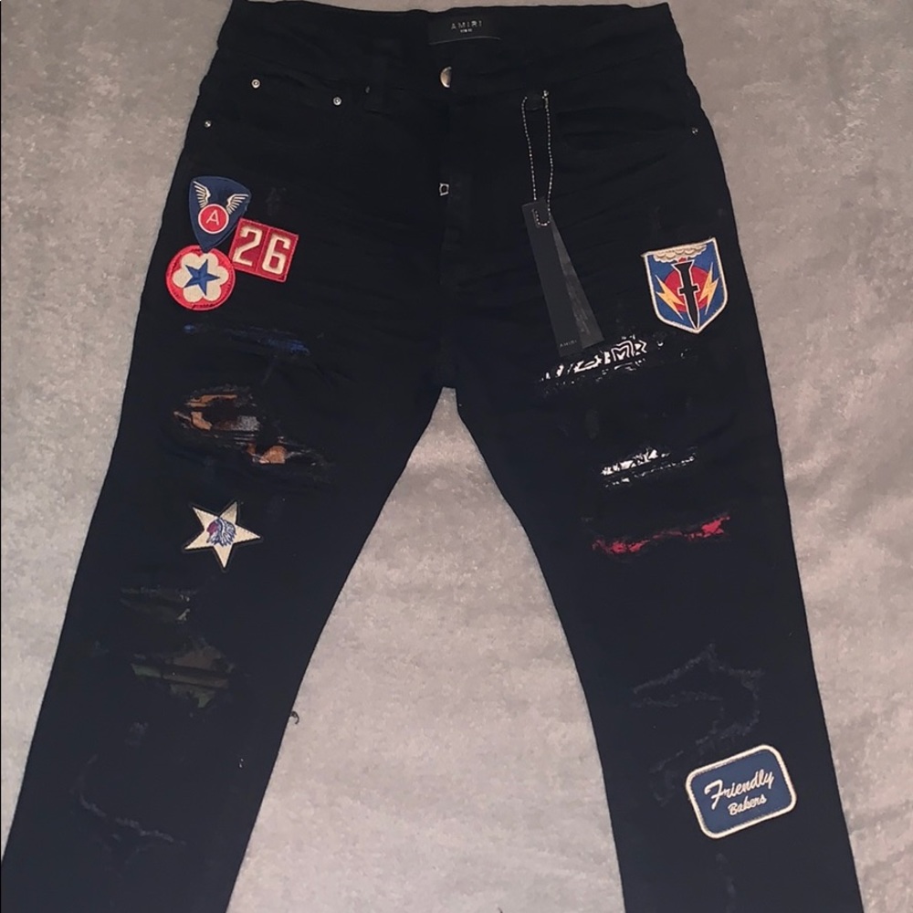 Amiri Patch Jeans